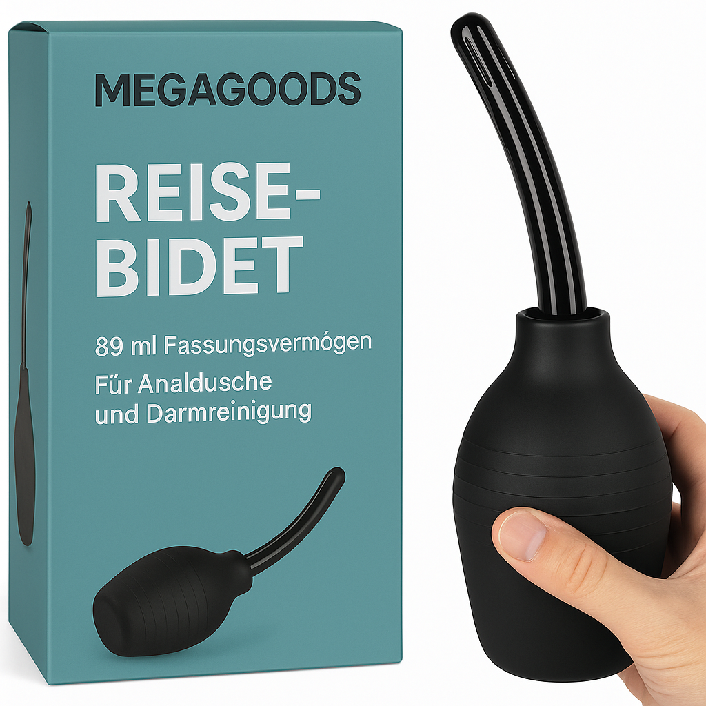 Reise-Bidet 89 ml für Analdusche und Darmreinigung DE.