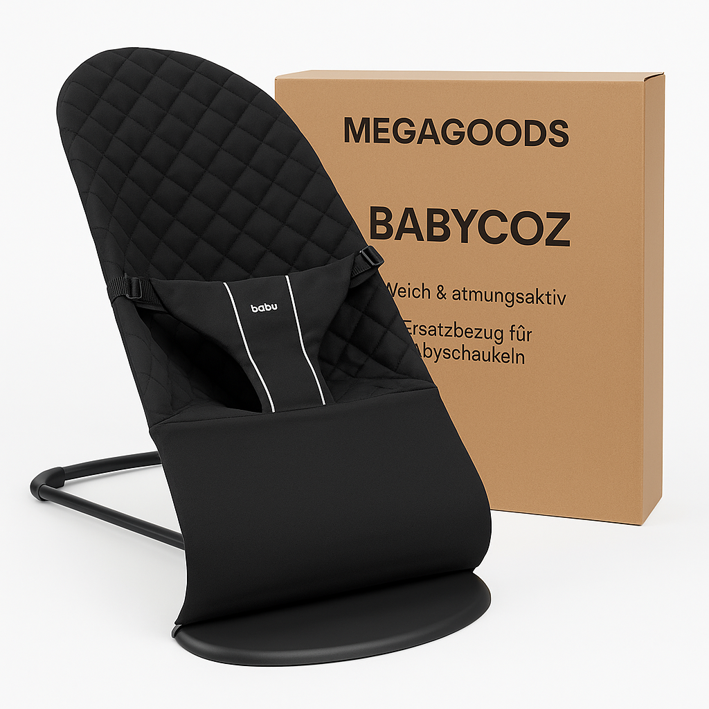 Babywippe Ersatzbezug weich atmungsaktiv für Babyschaukeln DE.