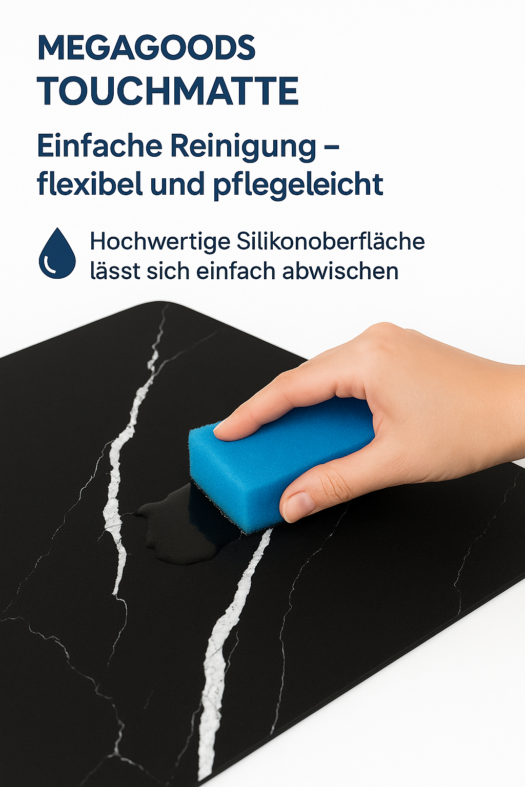 Silikonmatte für Induktionskochfeld hitzebeständig rutschfest DE.