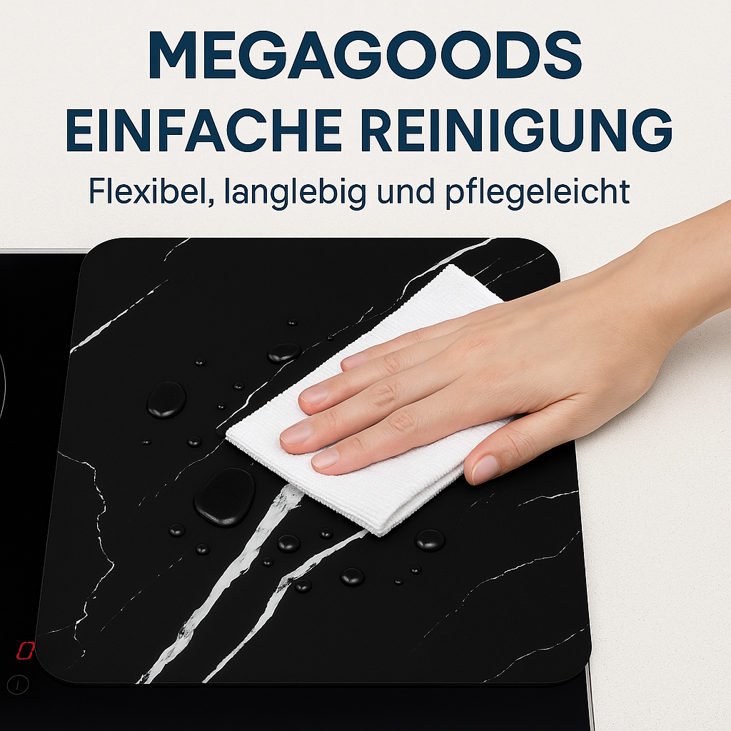 Silikonmatte für Induktionskochfeld hitzebeständig rutschfest DE.
