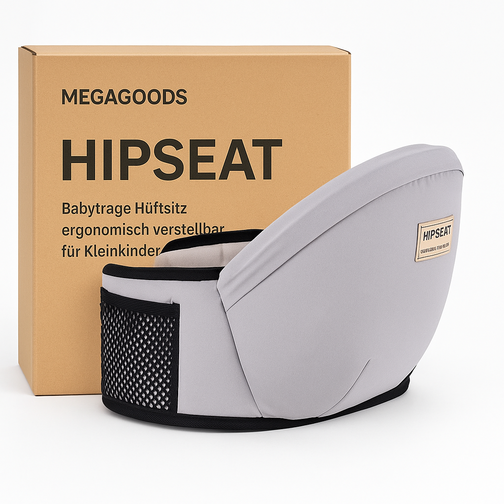 Babytrage Hüftsitz ergonomisch verstellbar für Kleinkinder DE.