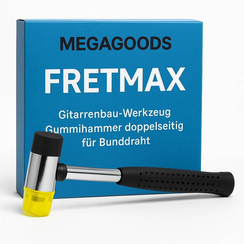 Gitarrenbau Werkzeug Gummihammer doppelseitig für Bunddraht DE.
