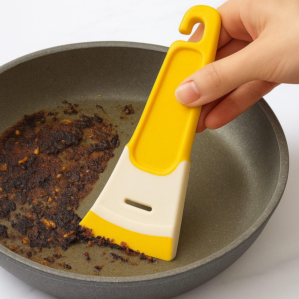 3-tlg. Silikon-Spatelset Spachtel für Töpfe Pfannen Schüsseln DE.