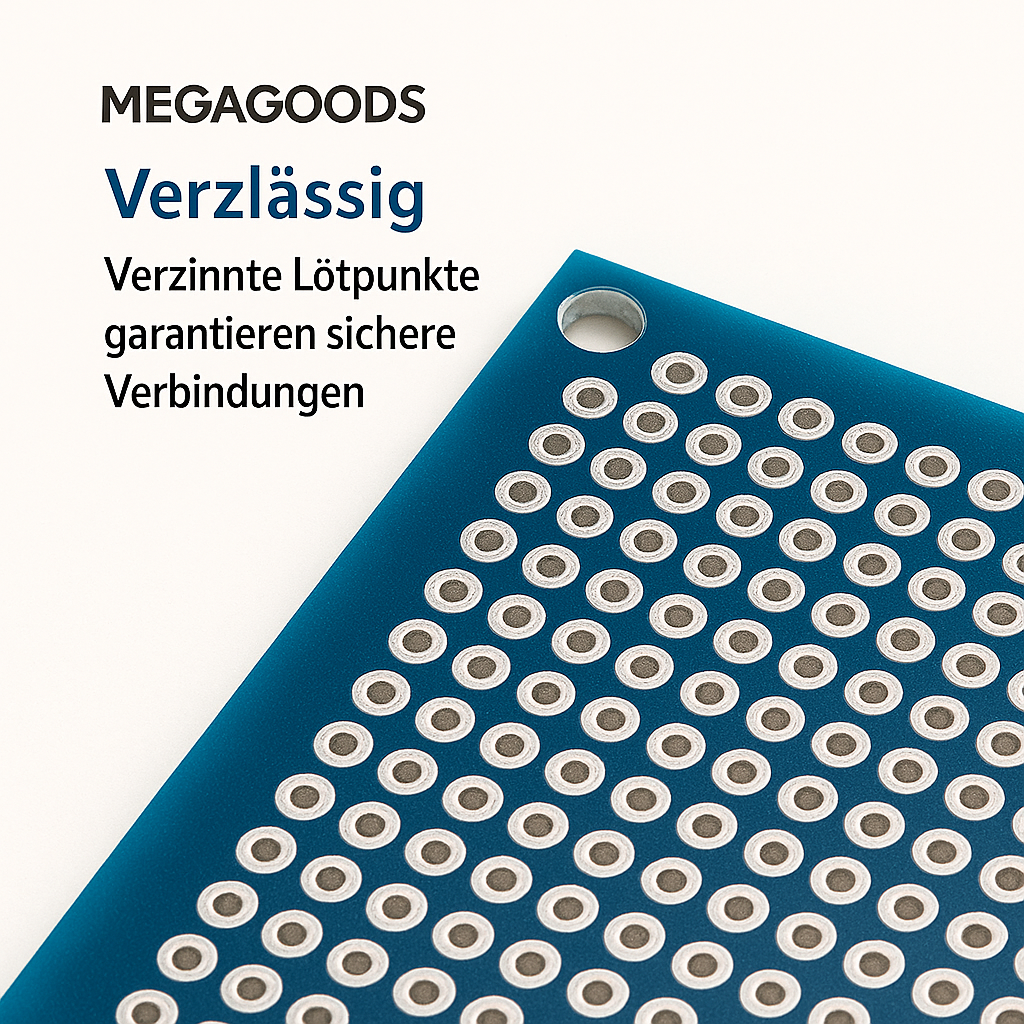 Leiterplatten Set 5 Stück 7x9 cm doppelseitig für DIY Lötprojekte DE.
