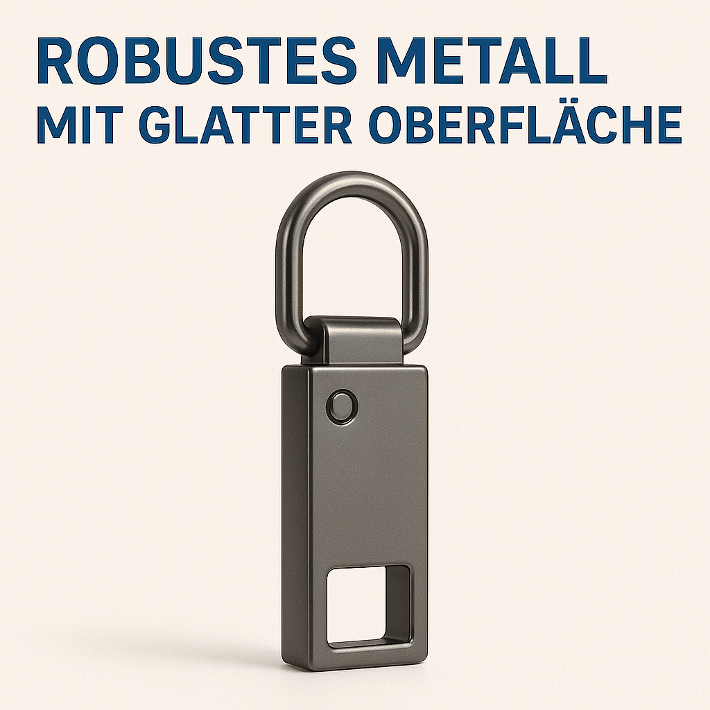 8er Set Zipper Ersatz-Anhänger bunt für Rucksack Jeans Nähzubehör DE.