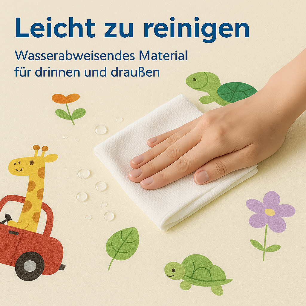Faltbare wasserdichte Baby Spielmatte 177x63 cm Reise & Zuhause DE.