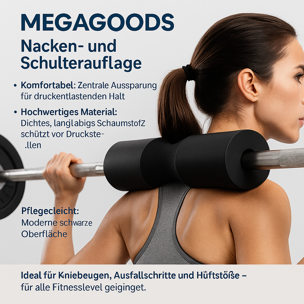 Nackenschutz Squat Pad Set Gewichtheben Schulter Nacken Fitness DE.