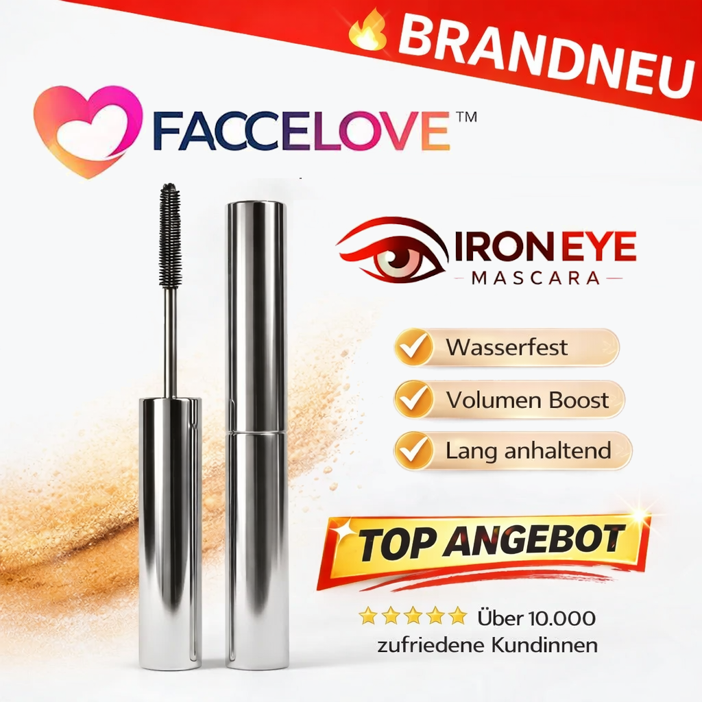 Faccelove™ IronEye Mascara Wimperntusche wasserfest langanhaltend Volumen Effekt