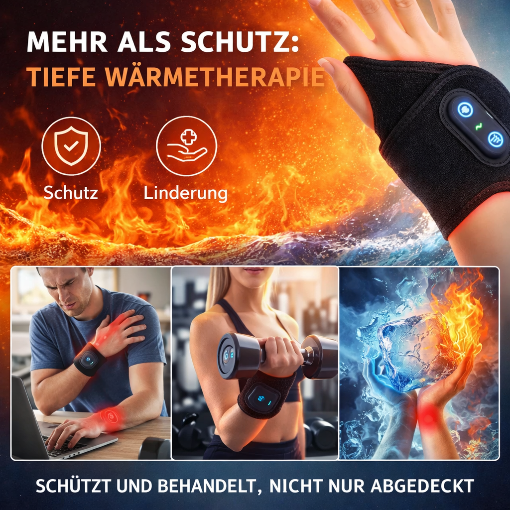 NerooFlow™ Karpaltunnel Bandage Handgelenk Rotlicht Therapiearmband Infrarot