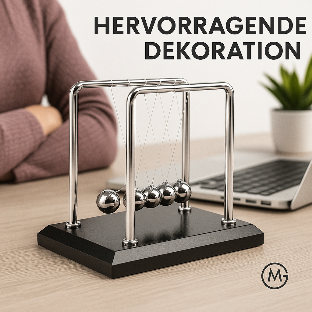 Newton Pendel Kugelstoßpendel Deko Stressabbau Büro Design DE.