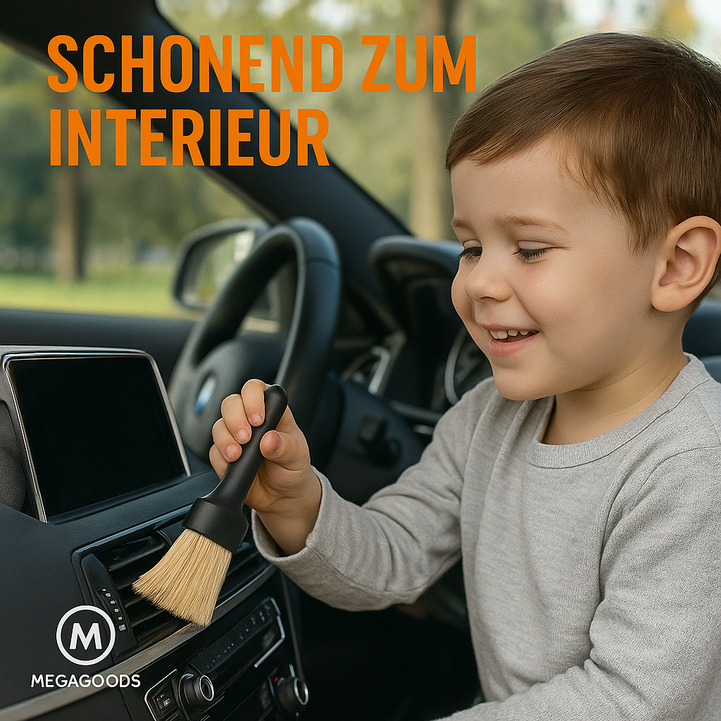 Staubpinsel Auto Lüftung Reinigung weich flexibel große Bürste DE.