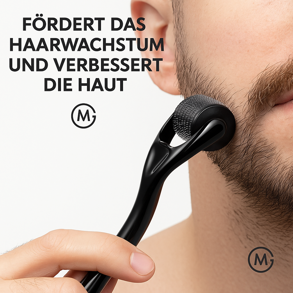 Dermaroller 540 Nadeln für Bartwachstum und Hautpflege Microneedling DE.