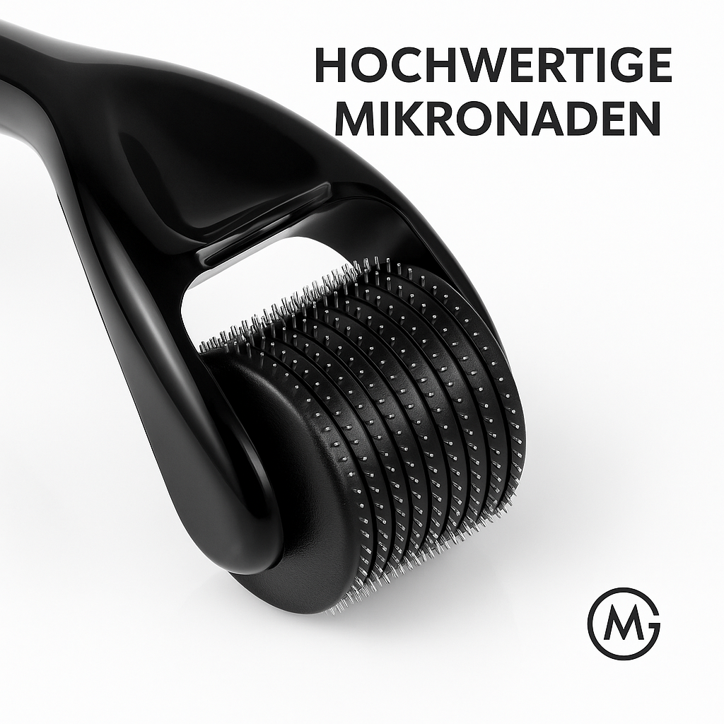 Dermaroller 540 Nadeln für Bartwachstum und Hautpflege Microneedling DE.