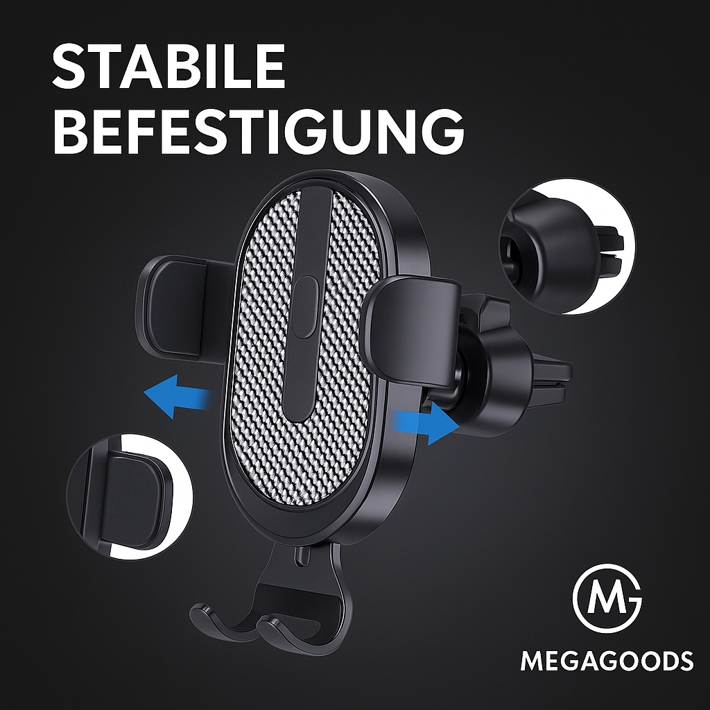Handyhalterung Auto Lüftung Universal Hakenclip Smartphone Halter DE.