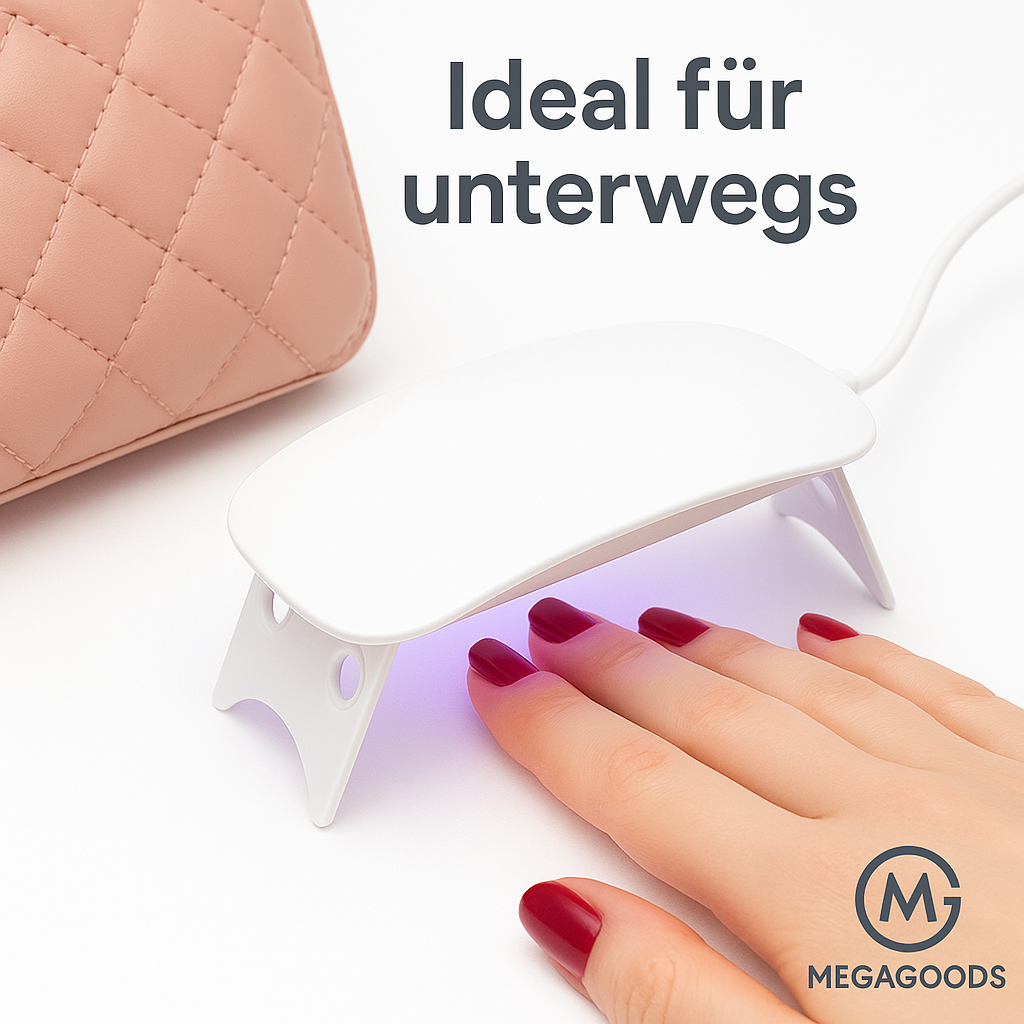 UV Nageltrockner Lampe für Gelnägel mit Timer und Sensor DE.