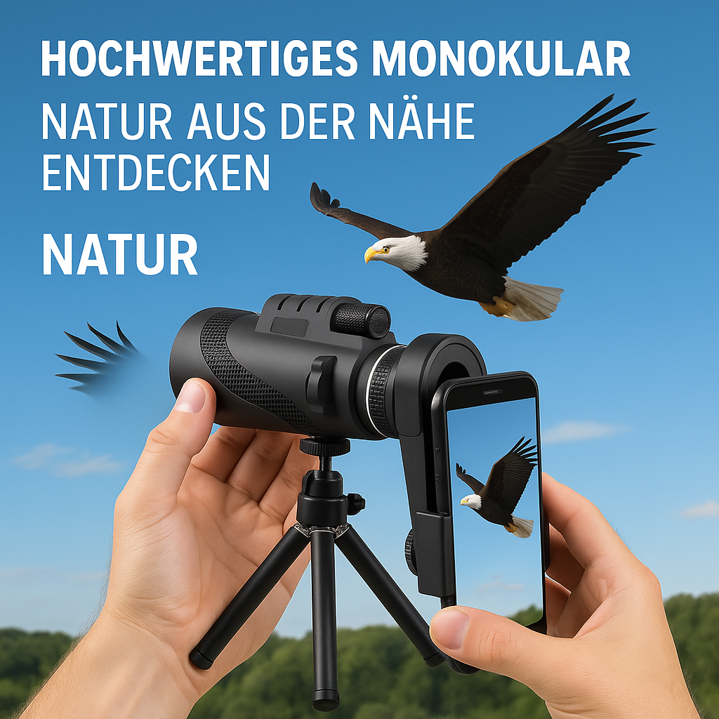 Zoom HD 5000M Teleskop faltbar leistungsstark für Outdoor & Camping DE.