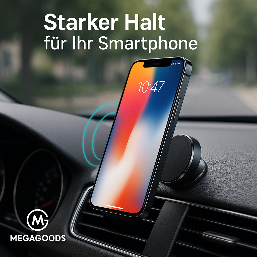 Magnetische Handyhalterung Auto stark selbstklebend Armaturenbrett DE.