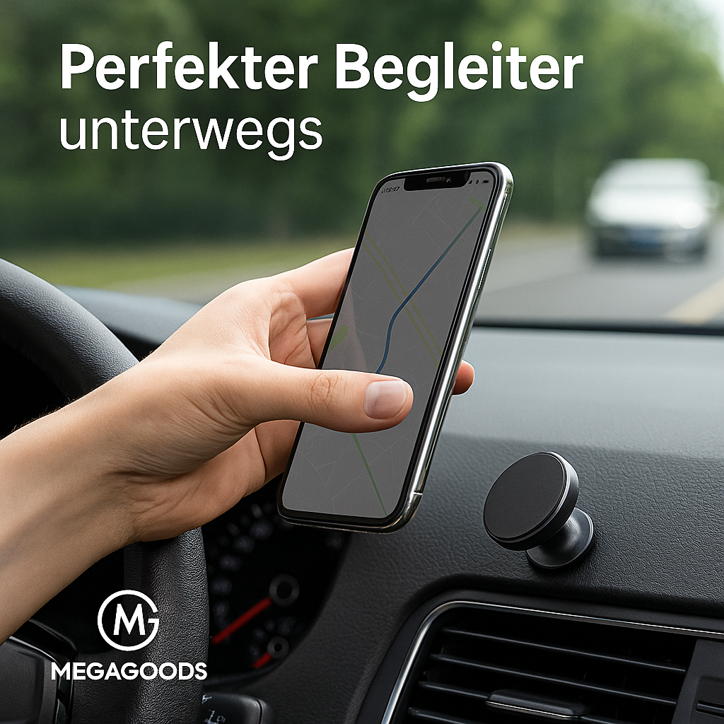 Magnetische Handyhalterung Auto stark selbstklebend Armaturenbrett DE.