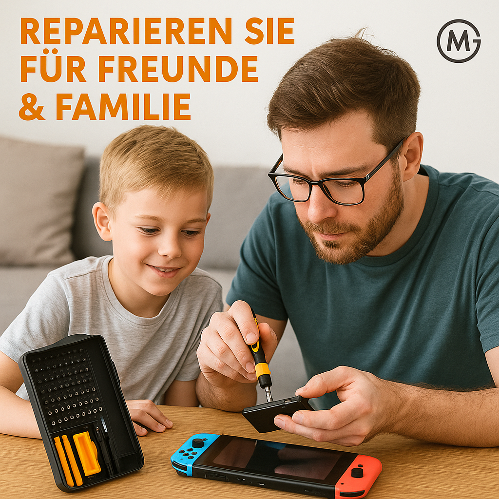 Schraubendreher-Set magnetisch Torx Kreuz 117-tlg für Elektronik DE.