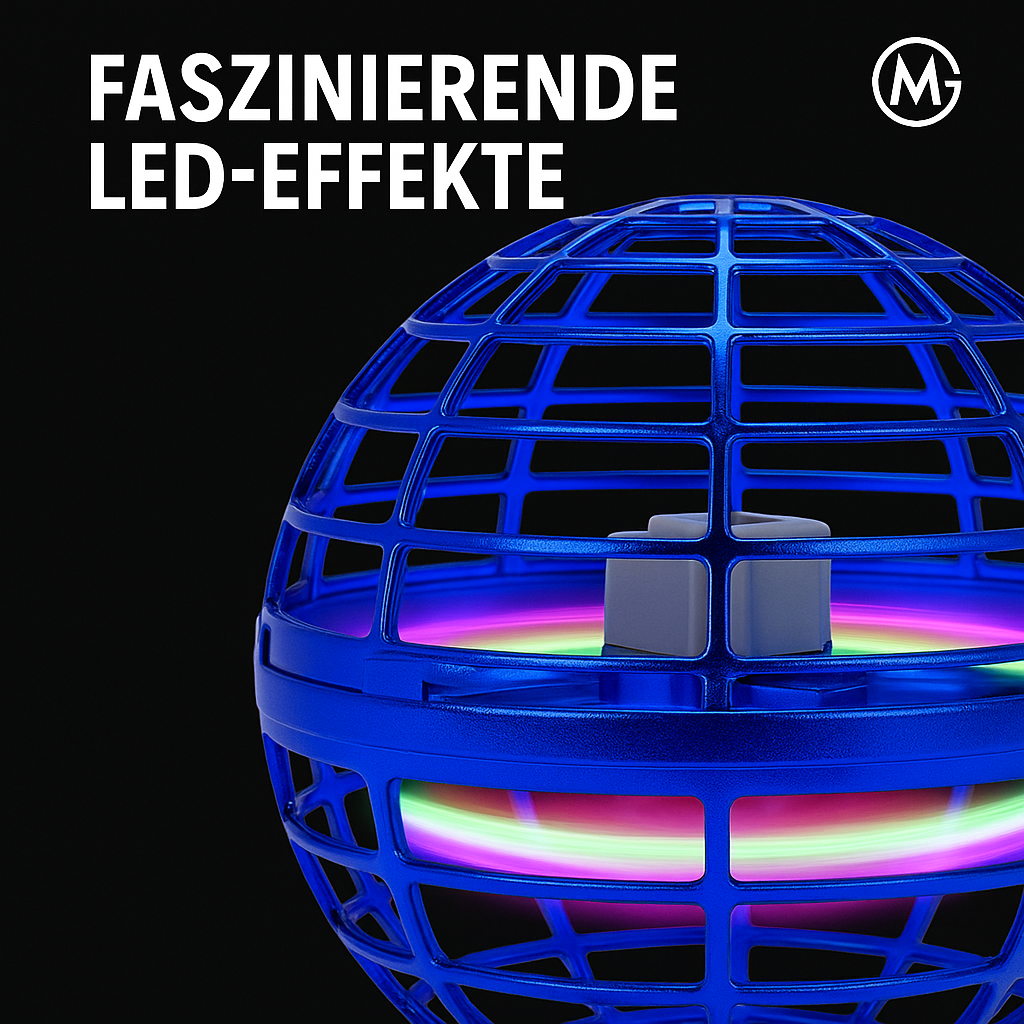 Fliegender LED Boomerang Ball Hover Spinner Kinder Spielzeug DE.