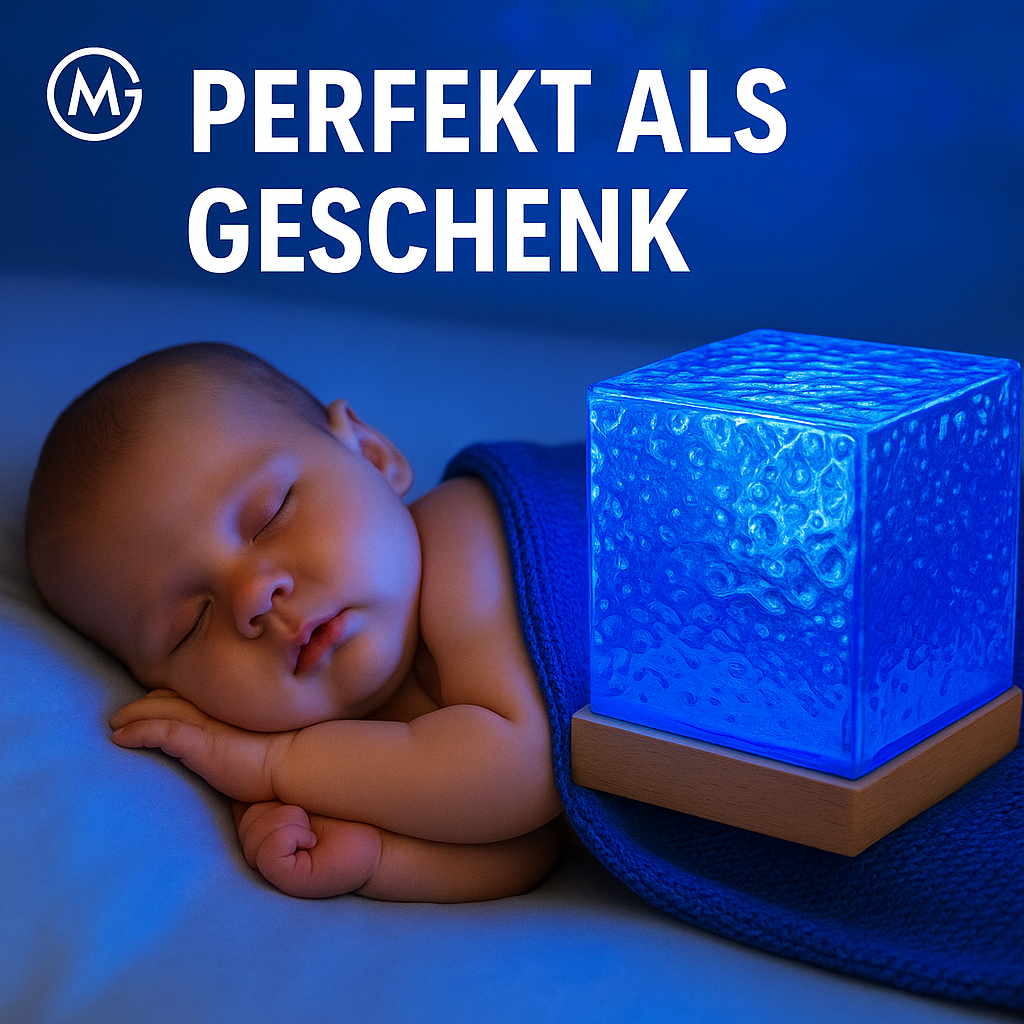 Ozean Wellen Projektor Lampe 16 Farben LED Aurora Nachtlicht DE.