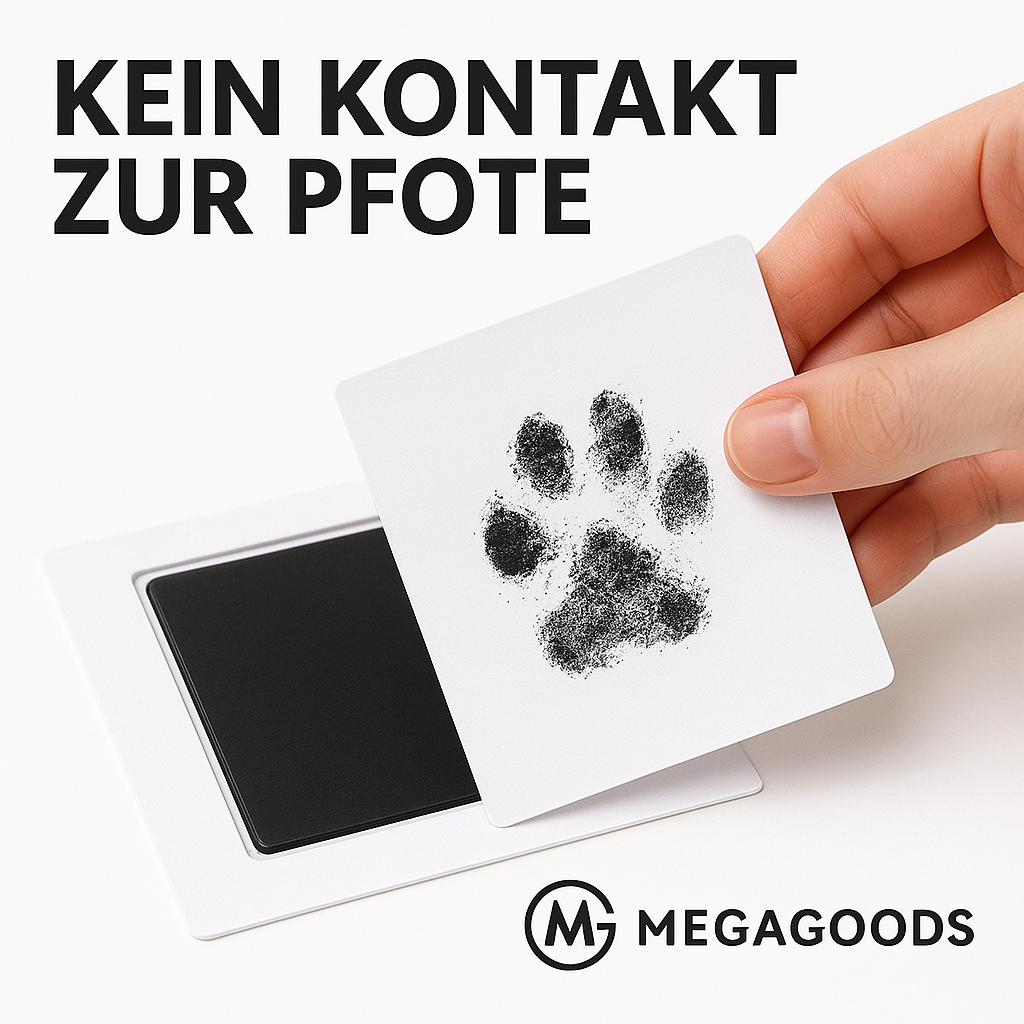Pfotenabdruck Set sauber ohne Tinte für Hunde Katzen Erinnerung DE.