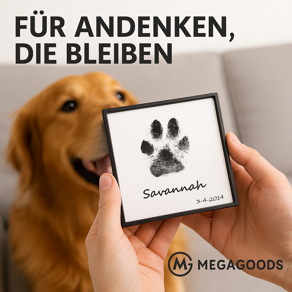 Pfotenabdruck Set sauber ohne Tinte für Hunde Katzen Erinnerung DE.