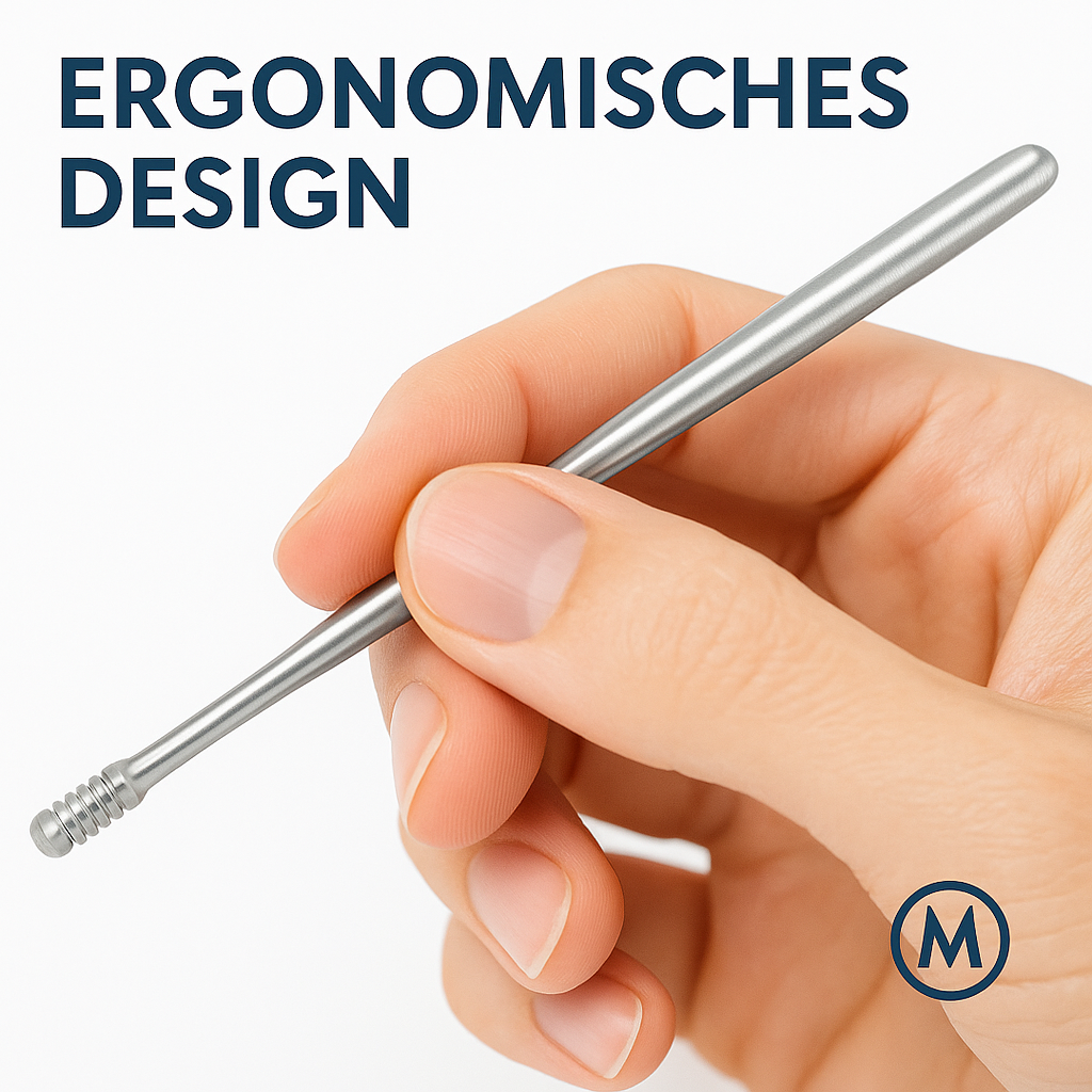 6-teiliges Ohrreiniger-Set Edelstahl Ohrenschmalz-Entferner DE.