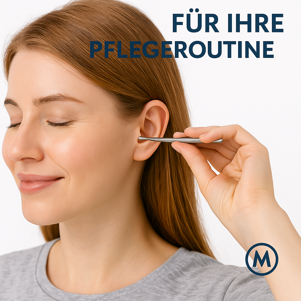6-teiliges Ohrreiniger-Set Edelstahl Ohrenschmalz-Entferner DE.