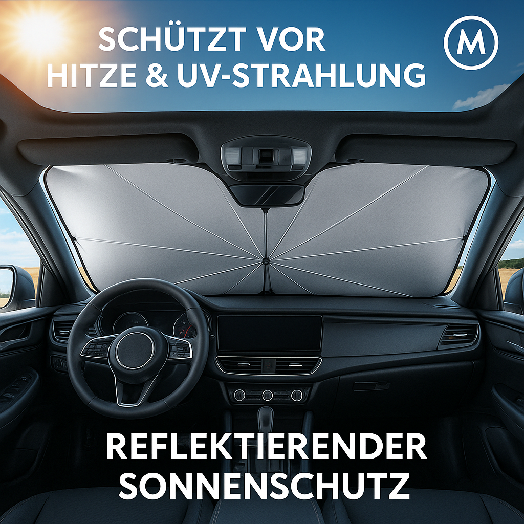 Auto-Sonnenschutz Frontscheibe faltbar UV-Schutz reflektierend DE.