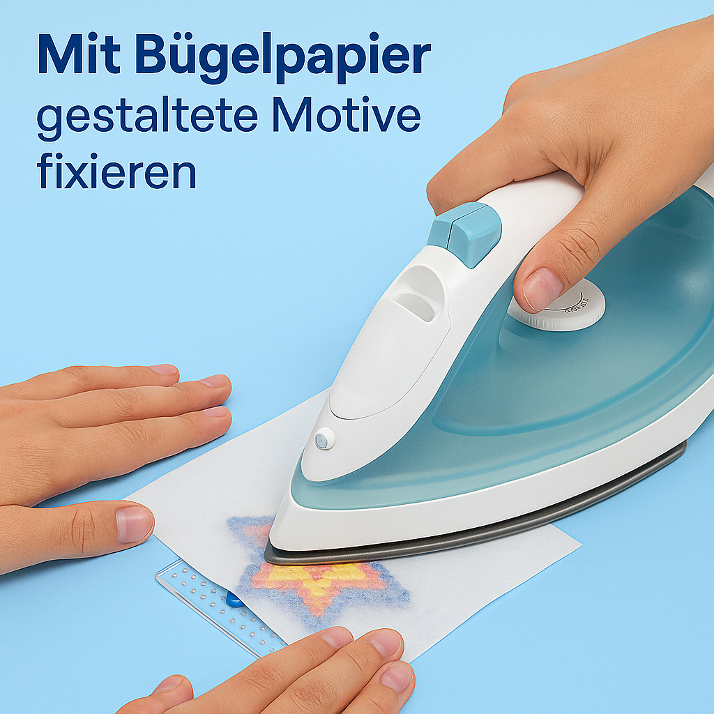 Bügelperlen Set 5000 Stk 2.6mm 10 Farben mit Zubehör DE.