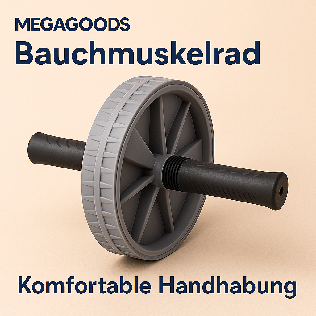 AB Roller Bauchtrainer rutschfest leise für Heimtraining und Fitness DE.