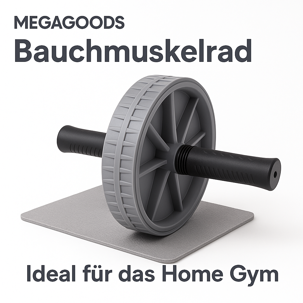 AB Roller Bauchtrainer rutschfest leise für Heimtraining und Fitness DE.