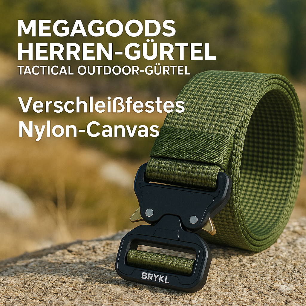 Herren Gürtel Nylon Outdoor Jagd Taktikgürtel robust Sport DE.