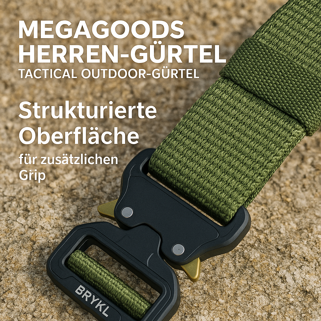 Herren Gürtel Nylon Outdoor Jagd Taktikgürtel robust Sport DE.