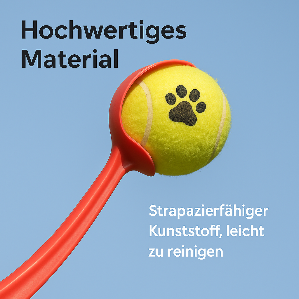 Hunde Ballwerfer Wurfstab mit Tennisball für Training Outdoor DE.