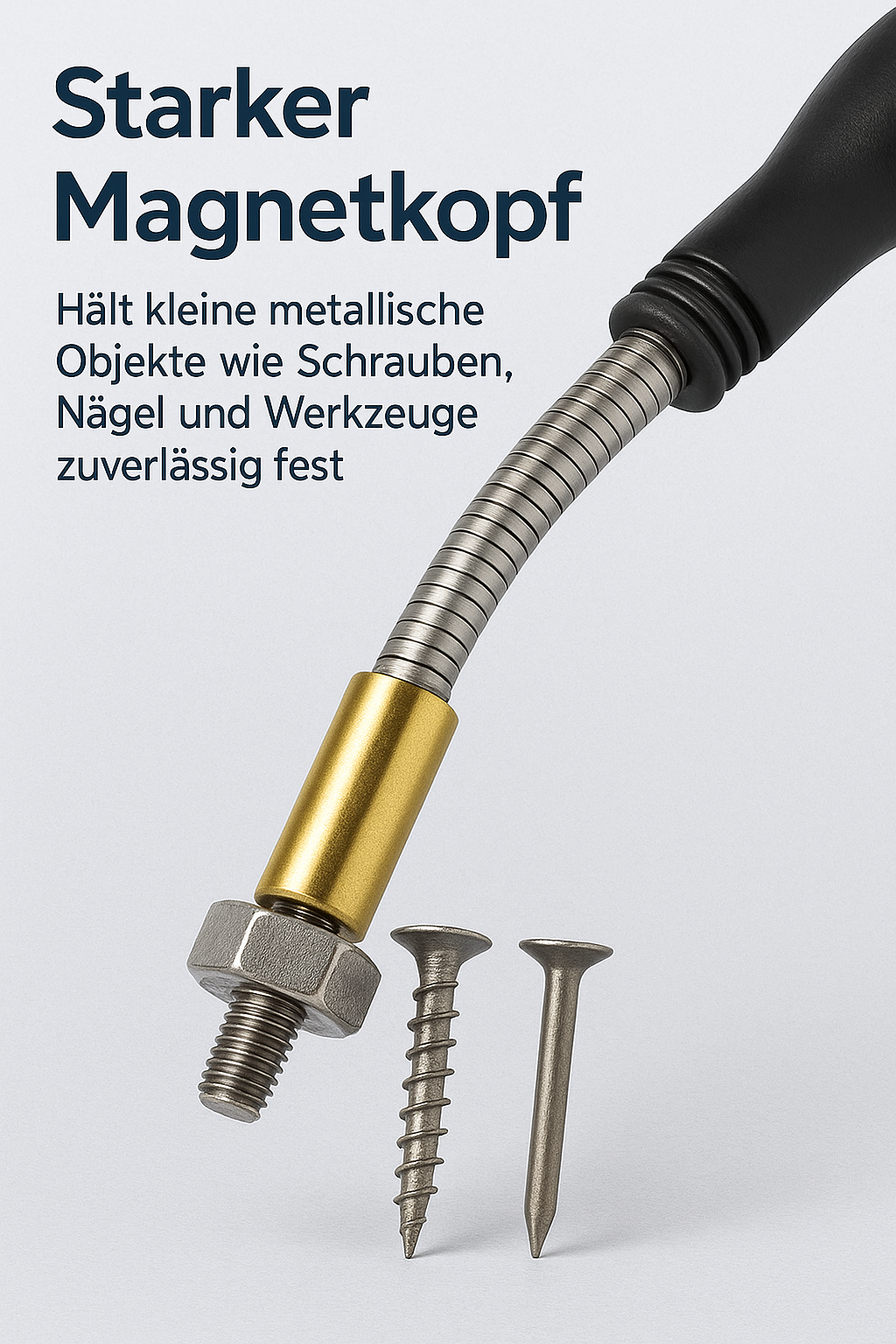 Flexibler Magnetheber biegsam mit Magnet Greifer Schwanenhals 60cm DE.