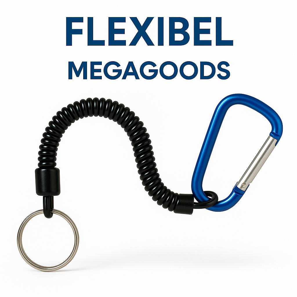 Outdoor Sicherheits-Lanyard elastisch für Schlüssel Handy Camping DE.