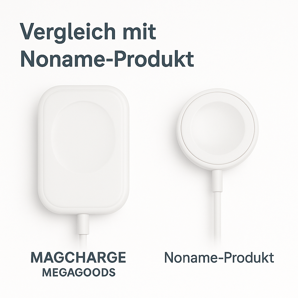 Mini Magnet Ladegerät USB-C für Apple Watch Series 9 bis 1 DE.