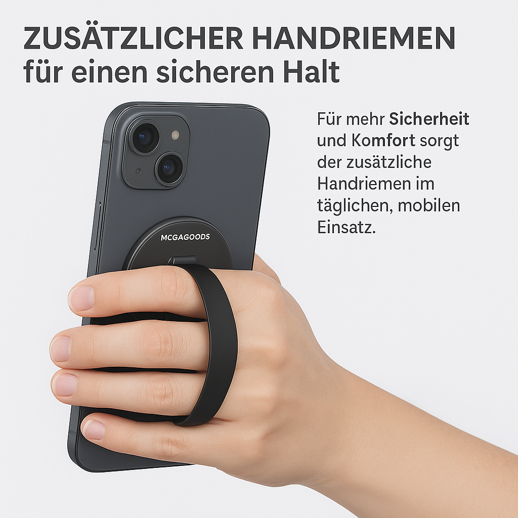 Magnet Handyhalter Fingergriff Ring für iPhone 14 15 16 Samsung DE.
