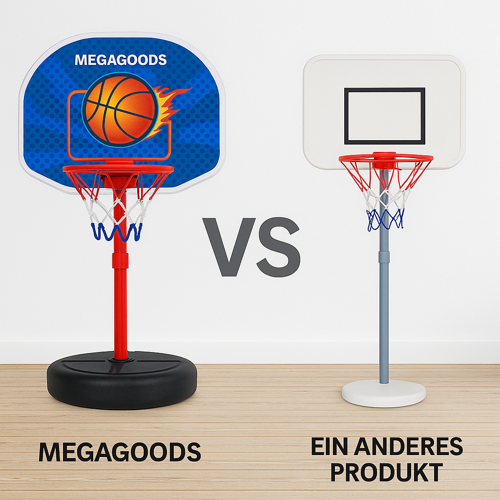 Basketballkorb höhenverstellbar 63–150cm für Kinder Indoor Outdoor DE.