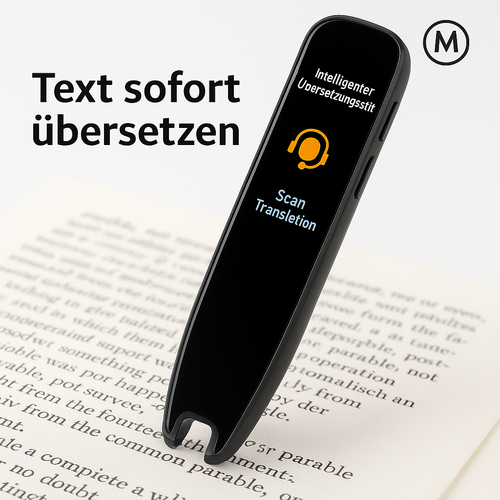 Übersetzer-Stift mit Scan 123 Sprachen für Schule und Büro DE.