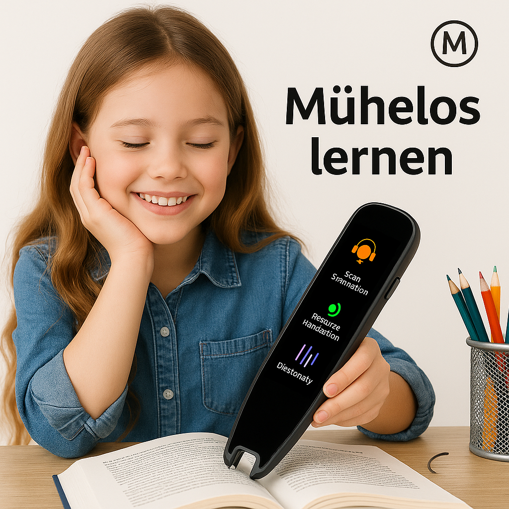 Übersetzer-Stift mit Scan 123 Sprachen für Schule und Büro DE.