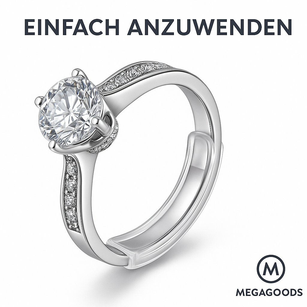 Silikon Ringgrößen-Anpasser 8er-Set unsichtbar für Ringe DE.