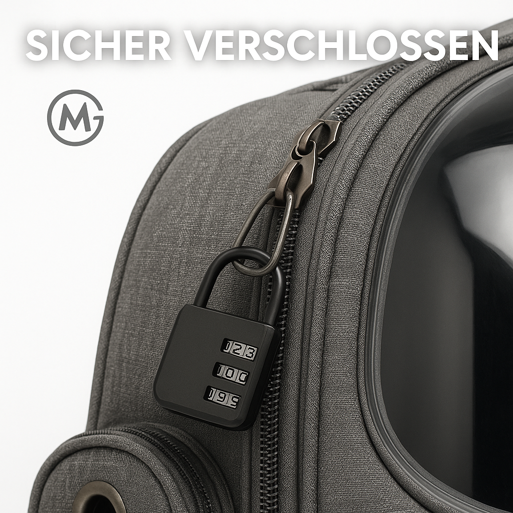 Transparenter Katzenrucksack belüftet Reise Transport Haustiere DE.