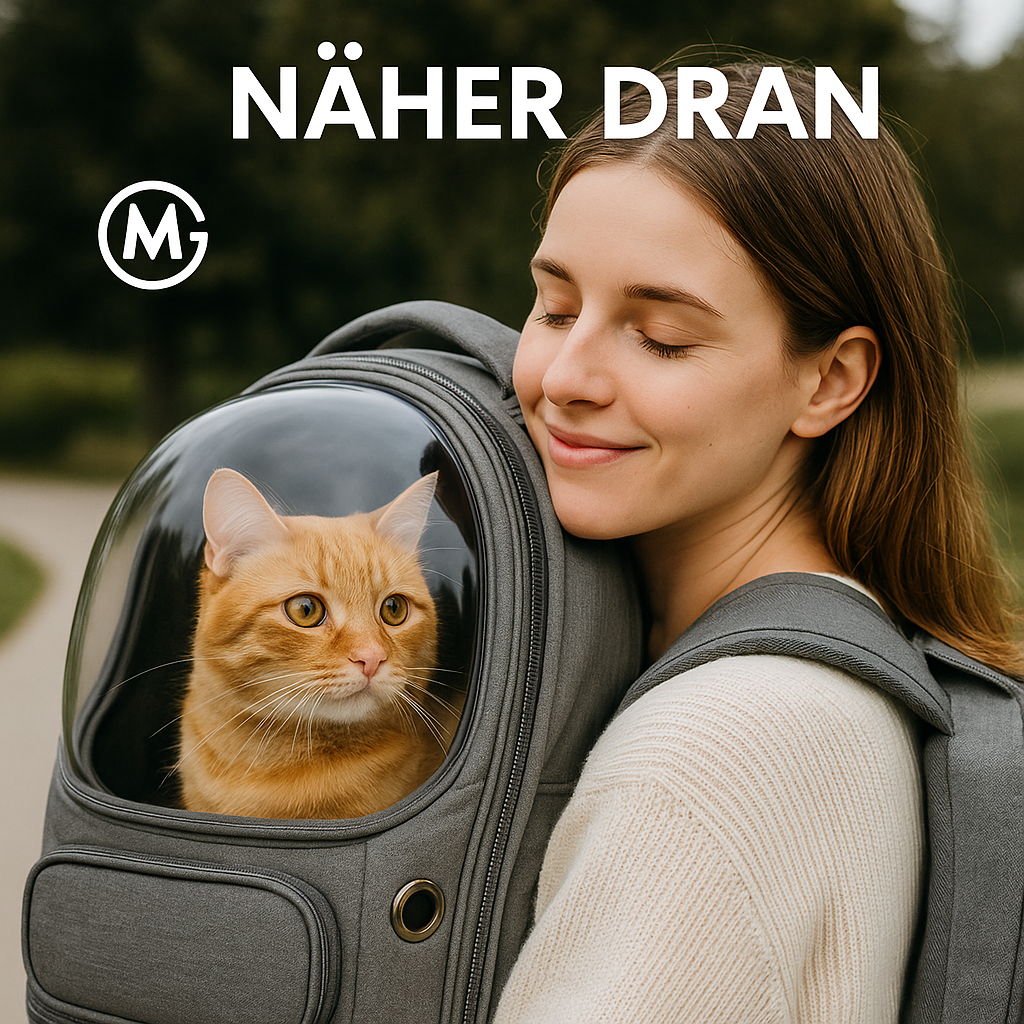 Transparenter Katzenrucksack belüftet Reise Transport Haustiere DE.