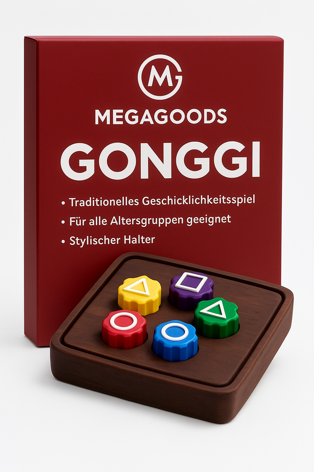 Gonggi Spielset traditionell Geschicklichkeitsspiel für Kinder DE.