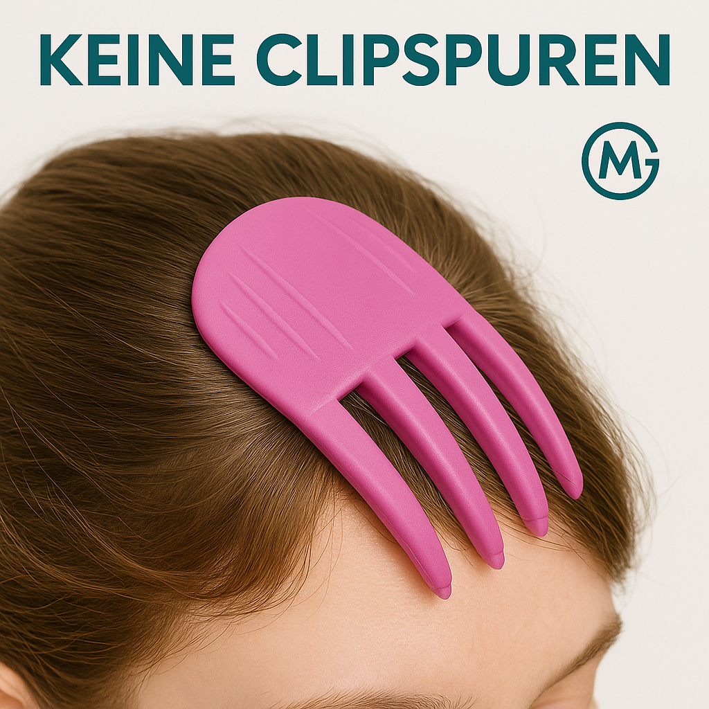 Volumen-Haarclips für Locken und Ansatz 6er-Set Profi-Styling DE.