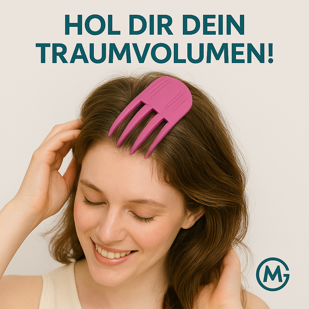 Volumen-Haarclips für Locken und Ansatz 6er-Set Profi-Styling DE.