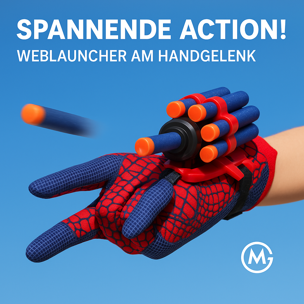 Spider Blaser Spinnennetz Handgelenk Shooter Zielhandschuh DE.
